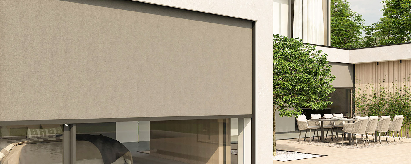 Toldo vertical front cremallera